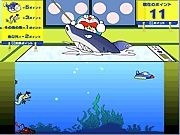 Doraemon fishing cápás HTML5 játék