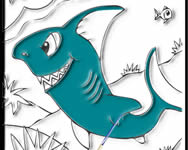 cps - Shark tales coloring